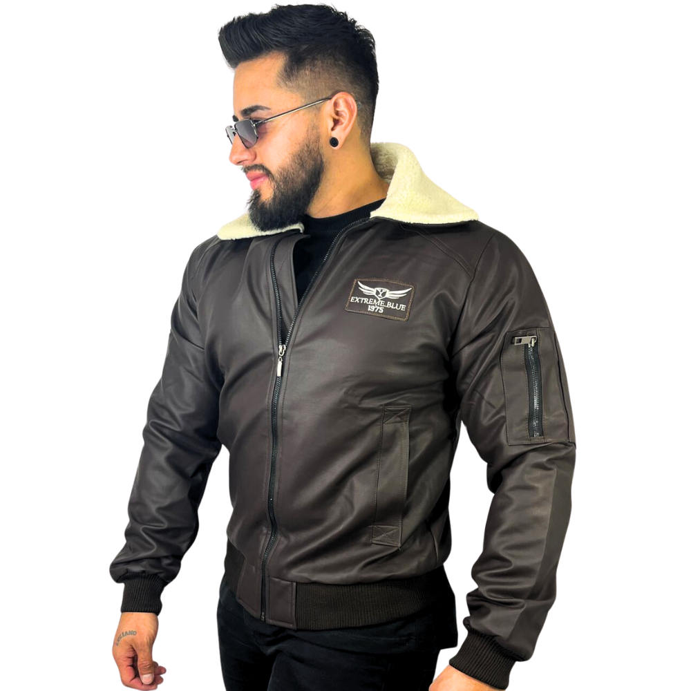 CHAQUETA LOGAN CUERO HOMBRE